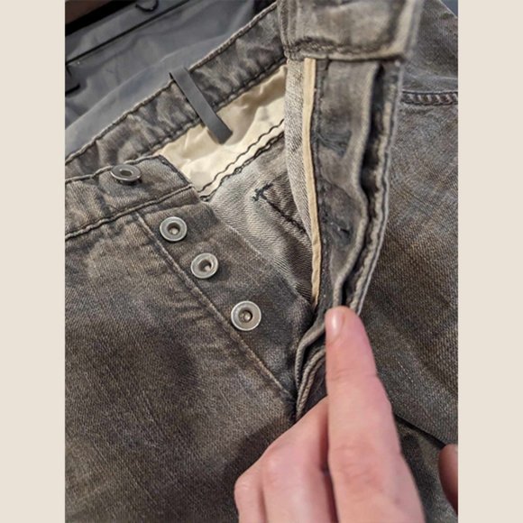 ATTACHMENT - Kazuyuki Kumagai - Slim fitted jeans - Size 5 (W36) - Picture 8 of 16